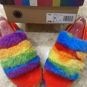 UGG Shoes Ugg Fluff Yeah Slide Cali Collage Slippers Size
